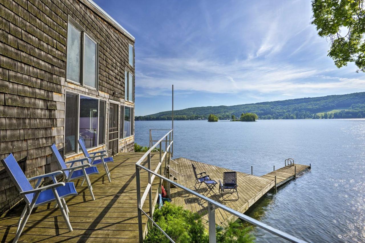 Waterfront Deruyter Home With Private Dock! New Woodstock Exterior foto