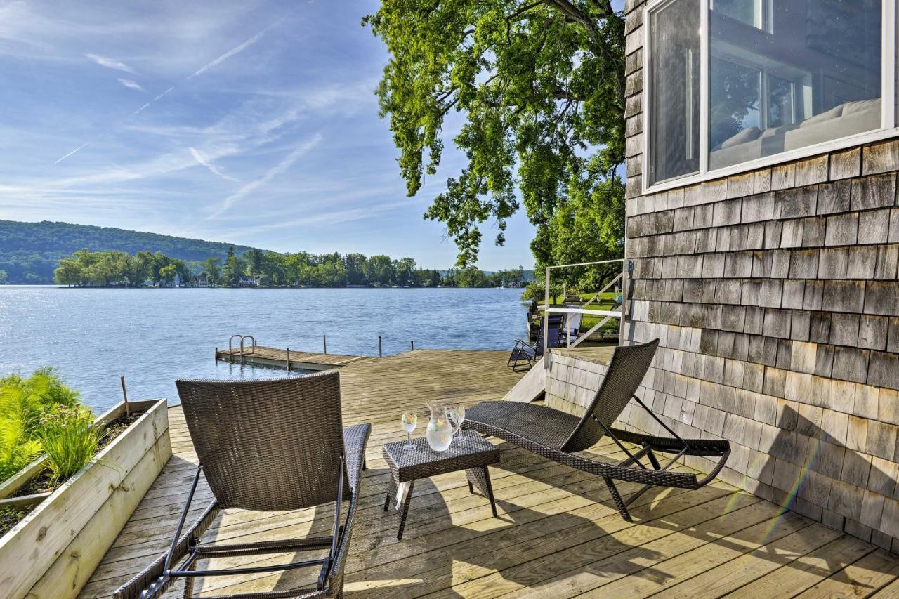 Waterfront Deruyter Home With Private Dock! New Woodstock Exterior foto
