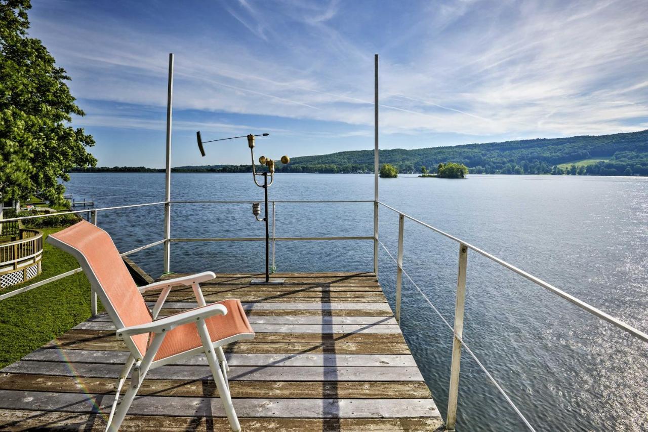 Waterfront Deruyter Home With Private Dock! New Woodstock Exterior foto