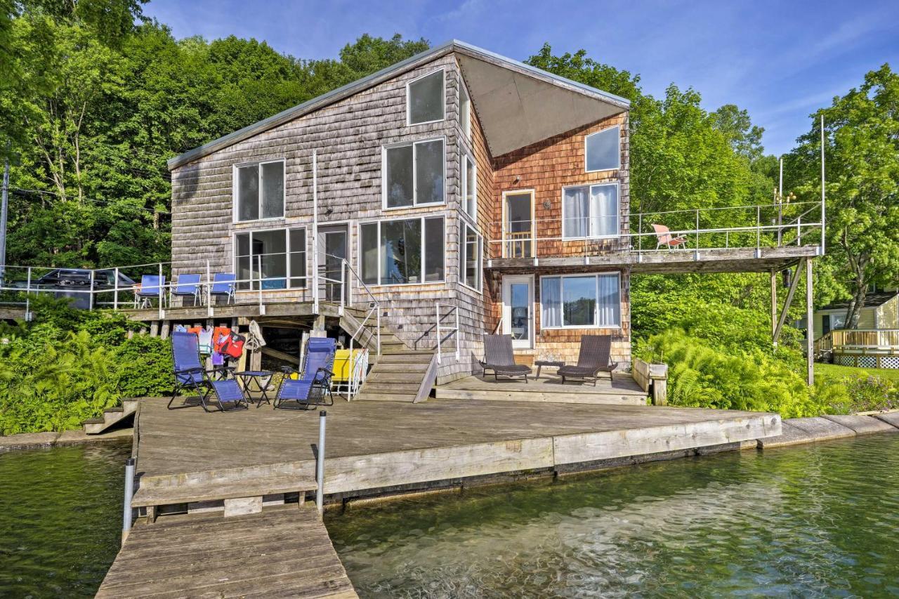 Waterfront Deruyter Home With Private Dock! New Woodstock Exterior foto